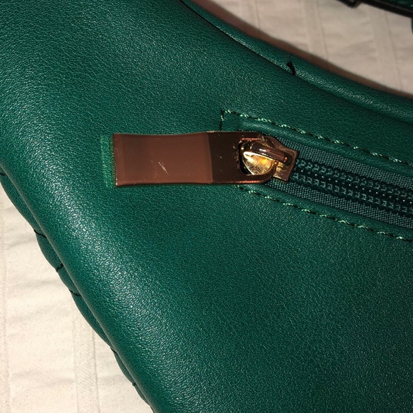 Handbags - Emerald Green Quilted Waist Bag NWOT